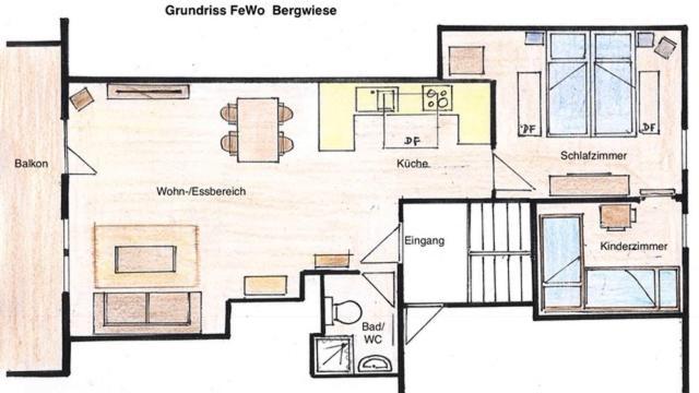 Bergwiese Mit Oberstaufen Plus Karte Exterior photo